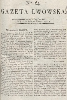 Gazeta Lwowska. 1812, nr 64