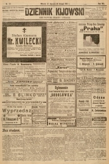 Dziennik Kijowski : pismo społeczne, polityczne i literackie. 1913, nr 20
