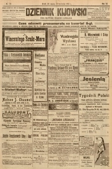 Dziennik Kijowski : pismo społeczne, polityczne i literackie. 1913, nr 76