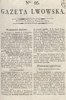 Gazeta Lwowska. 1812, nr 66