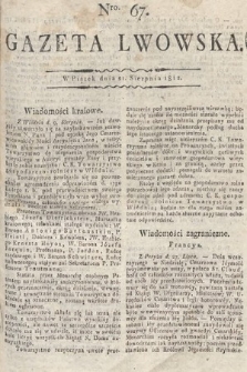 Gazeta Lwowska. 1812, nr 67