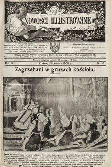Nowości Illustrowane. 1906, nr 16