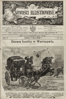 Nowości Illustrowane. 1906, nr 27