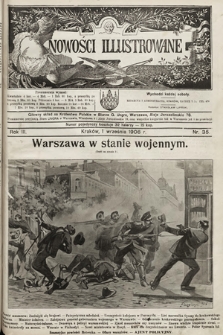 Nowości Illustrowane. 1906, nr 35