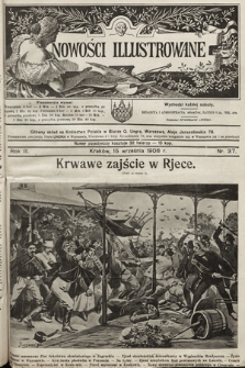 Nowości Illustrowane. 1906, nr 37