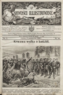 Nowości Illustrowane. 1906, nr 40