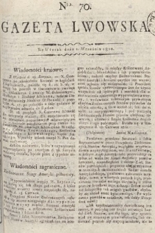 Gazeta Lwowska. 1812, nr 70