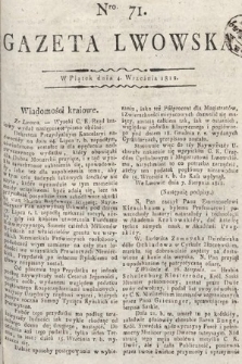 Gazeta Lwowska. 1812, nr 71
