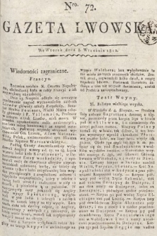 Gazeta Lwowska. 1812, nr 72