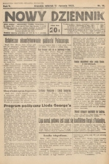 Nowy Dziennik. 1922, nr 16
