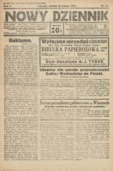 Nowy Dziennik. 1922, nr 41