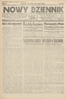 Nowy Dziennik. 1922, nr 74