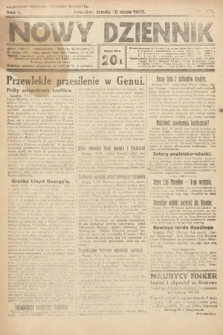 Nowy Dziennik. 1922, nr 121