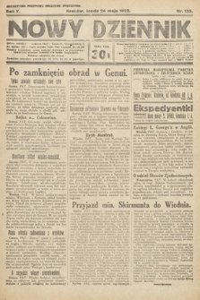 Nowy Dziennik. 1922, nr 135