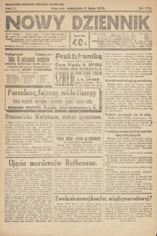 Nowy Dziennik. 1922, nr 173