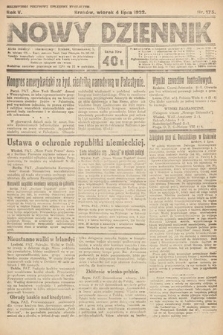 Nowy Dziennik. 1922, nr 175