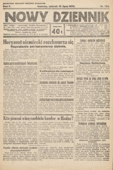 Nowy Dziennik. 1922, nr 189