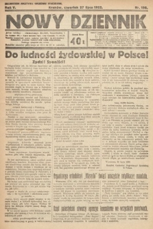Nowy Dziennik. 1922, nr 198