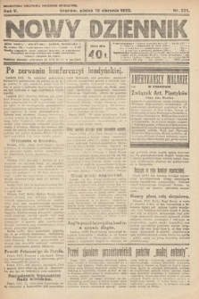 Nowy Dziennik. 1922, nr 221