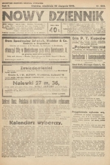 Nowy Dziennik. 1922, nr 223