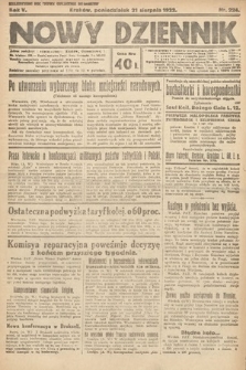 Nowy Dziennik. 1922, nr 224