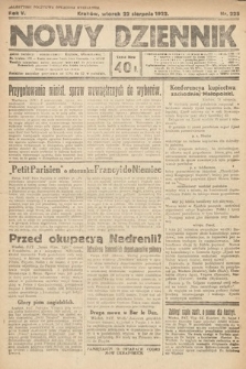 Nowy Dziennik. 1922, nr 225
