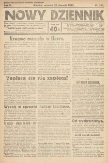 Nowy Dziennik. 1922, nr 232