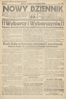 Nowy Dziennik. 1922, nr 260