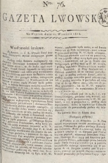 Gazeta Lwowska. 1812, nr 76