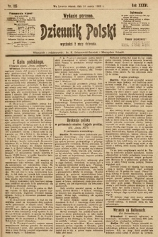Dziennik Polski (wydanie poranne). 1903, nr 115