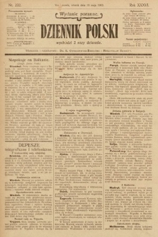 Dziennik Polski (wydanie poranne). 1903, nr 232