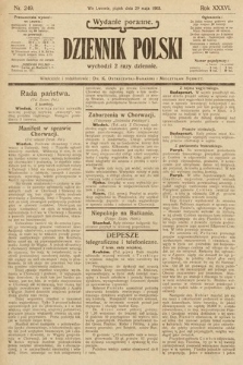 Dziennik Polski (wydanie poranne). 1903, nr 249