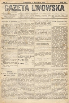Gazeta Lwowska. 1892, nr 1