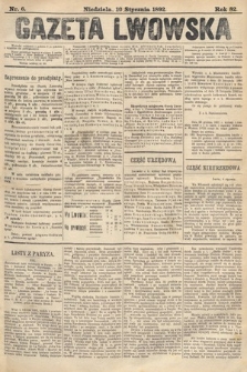 Gazeta Lwowska. 1892, nr 6