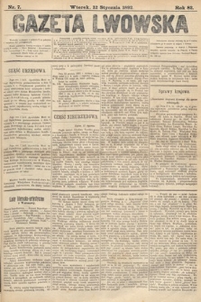 Gazeta Lwowska. 1892, nr 7