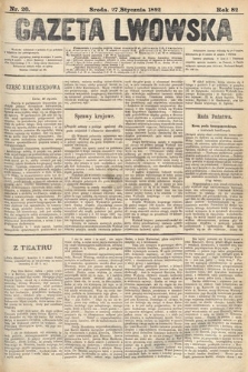 Gazeta Lwowska. 1892, nr 20