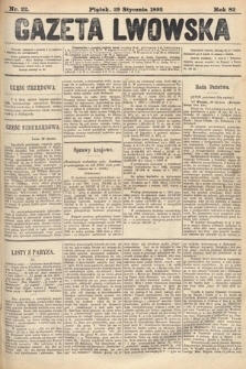 Gazeta Lwowska. 1892, nr 22