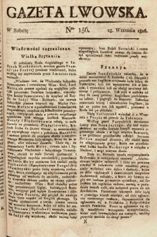 Gazeta Lwowska. 1816, nr 156