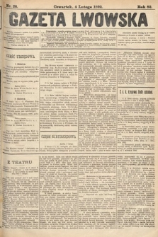Gazeta Lwowska. 1892, nr 26