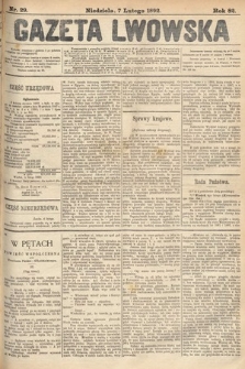 Gazeta Lwowska. 1892, nr 29