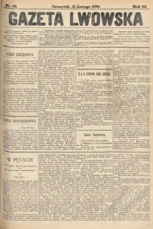 Gazeta Lwowska. 1892, nr 32