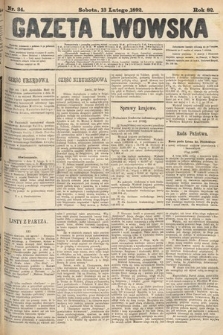 Gazeta Lwowska. 1892, nr 34