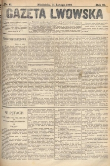 Gazeta Lwowska. 1892, nr 41