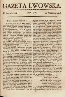 Gazeta Lwowska. 1816, nr 157