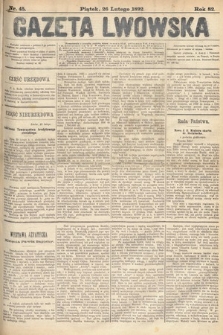 Gazeta Lwowska. 1892, nr 45