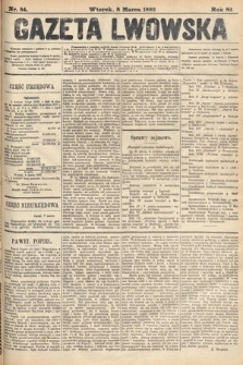 Gazeta Lwowska. 1892, nr 54