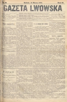 Gazeta Lwowska. 1892, nr 58