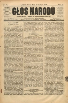 Głos Narodu. 1896, nr 35