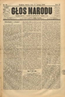 Głos Narodu. 1896, nr 38