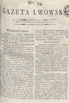 Gazeta Lwowska. 1812, nr 84